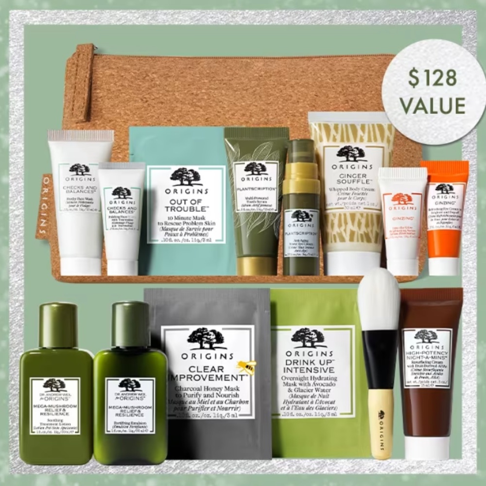 Origins 15 piece gift set NWT